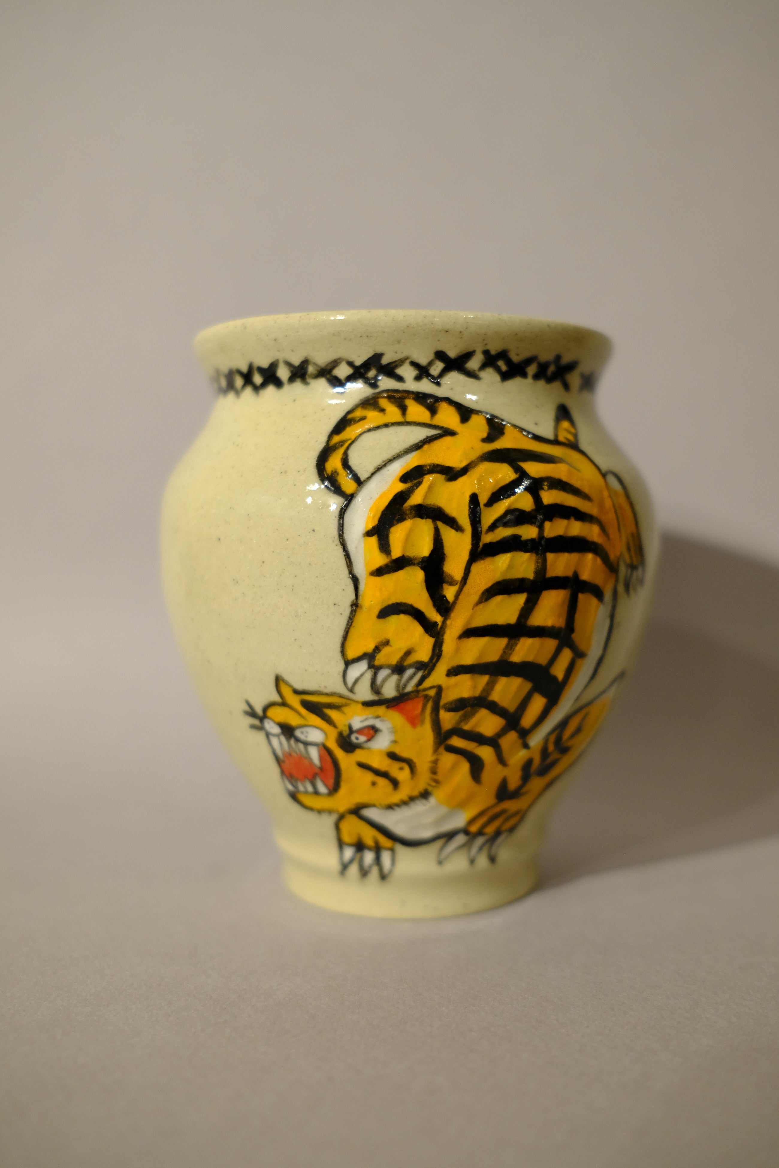 tiger vase