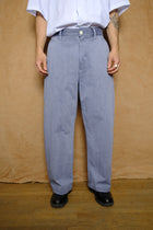 organic chino wide pants in nasukon