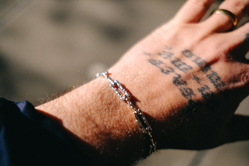 ephyra tank bracelet in silver