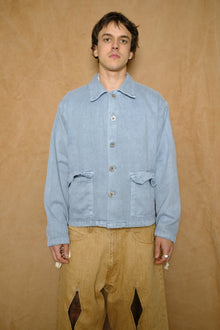 community of lovers jacket in high tide blue