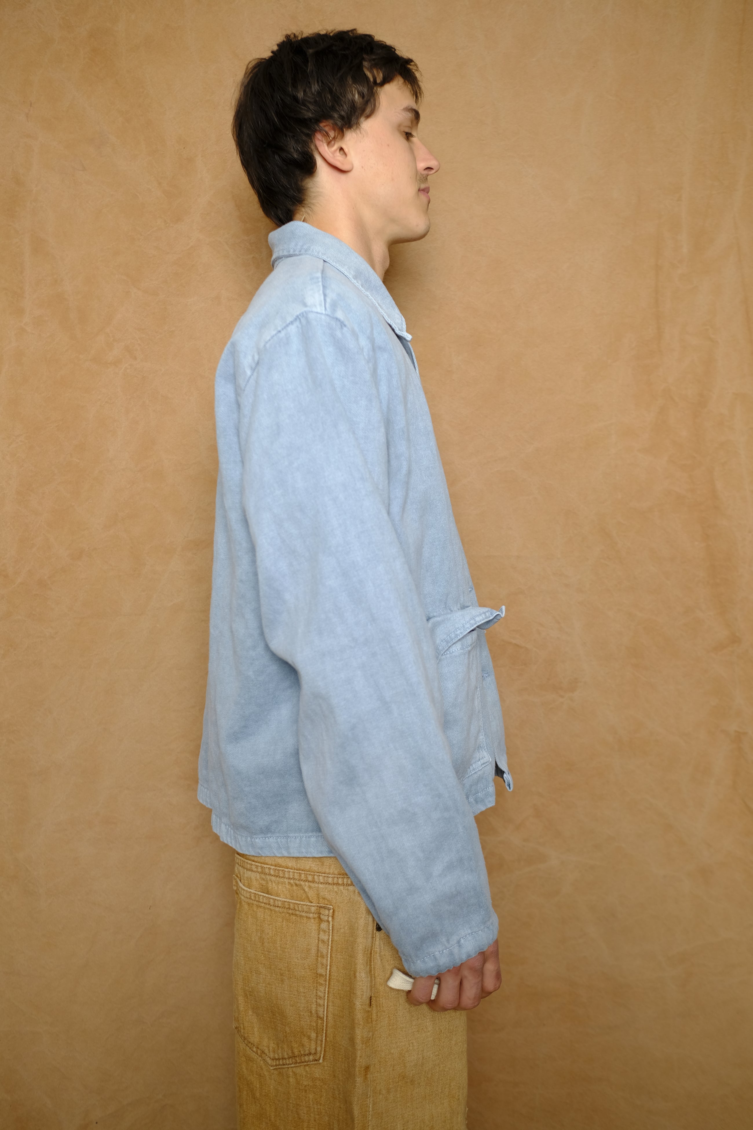 community of lovers jacket in high tide blue