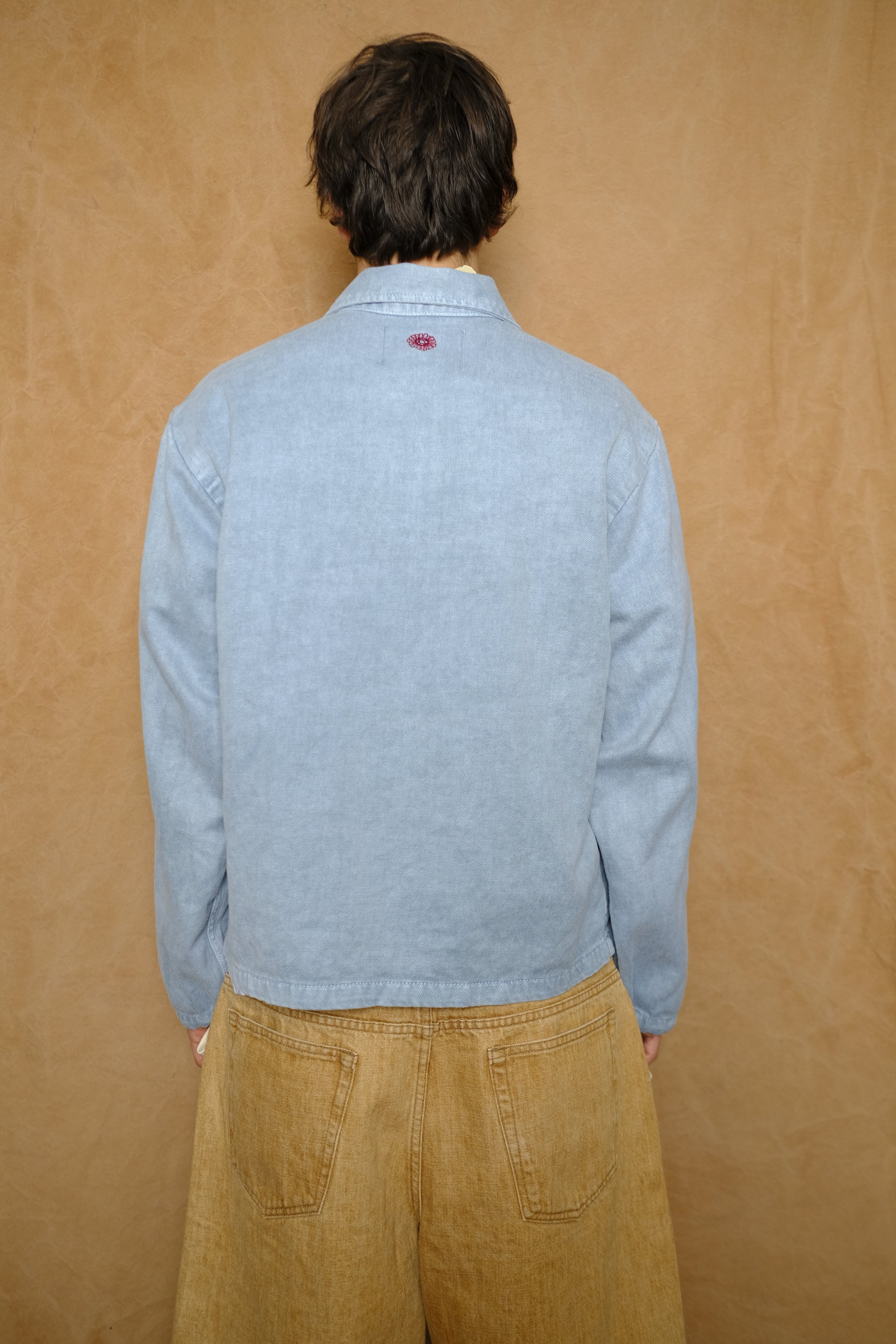 community of lovers jacket in high tide blue
