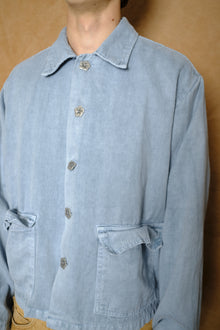 community of lovers jacket in high tide blue