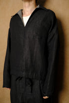 50/50 smock pullover in black