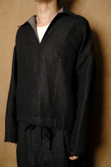 50/50 smock pullover in black