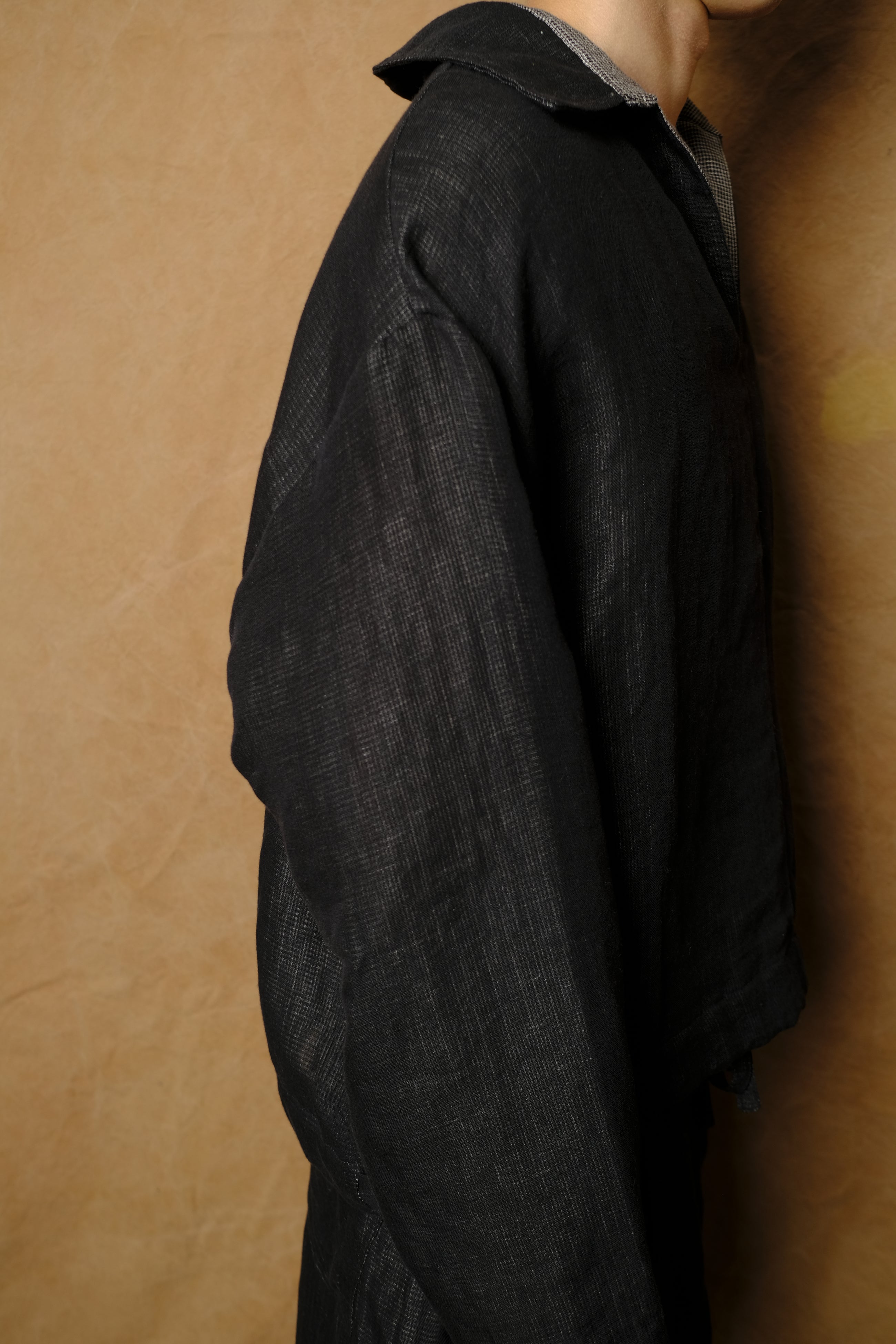 50/50 smock pullover in black
