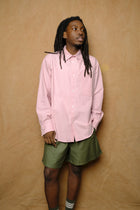 office shirt in bubblegum pink typewriter