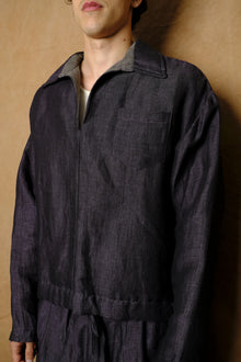 50/50 smock pullover in purple