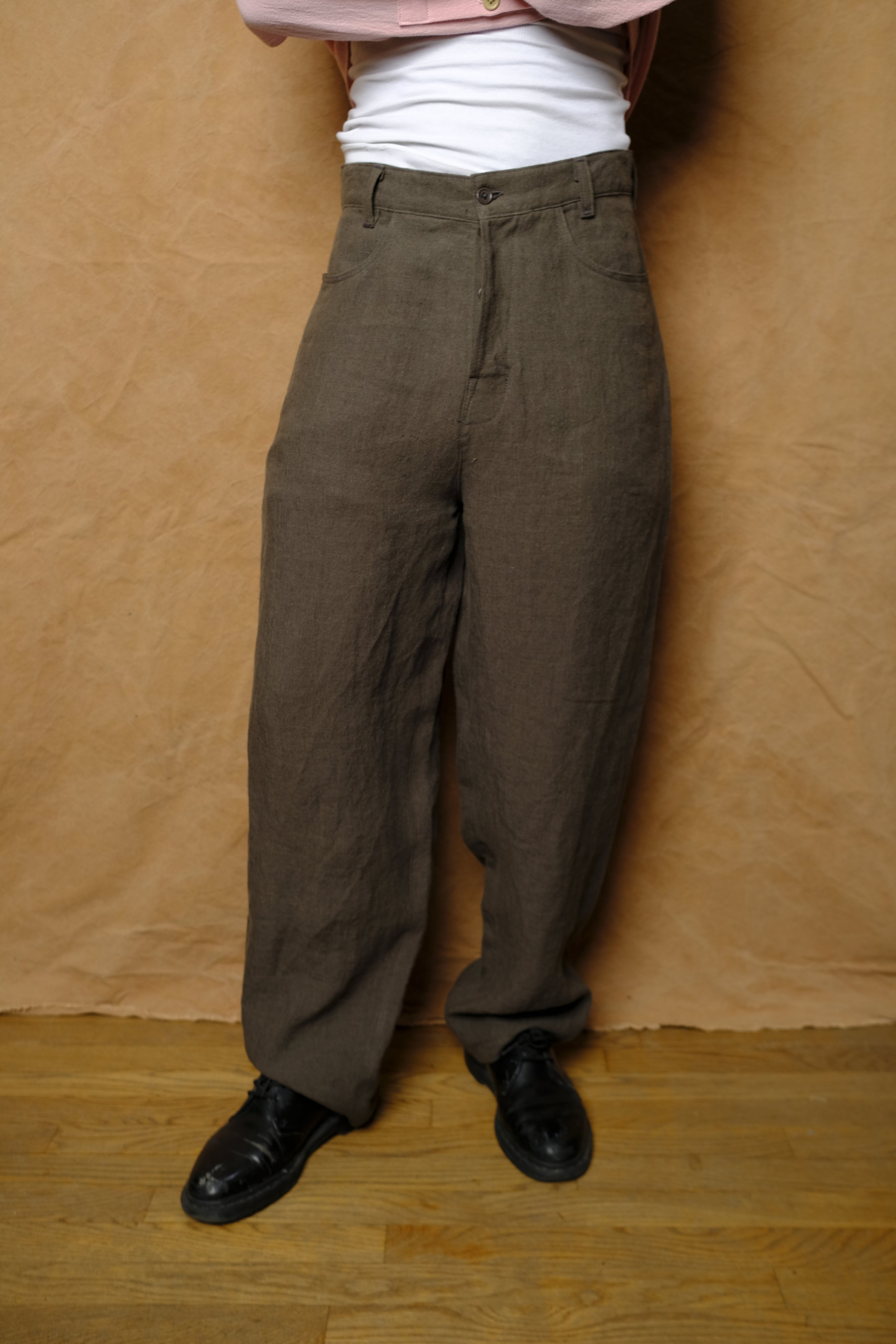 studio pant in belgian linen