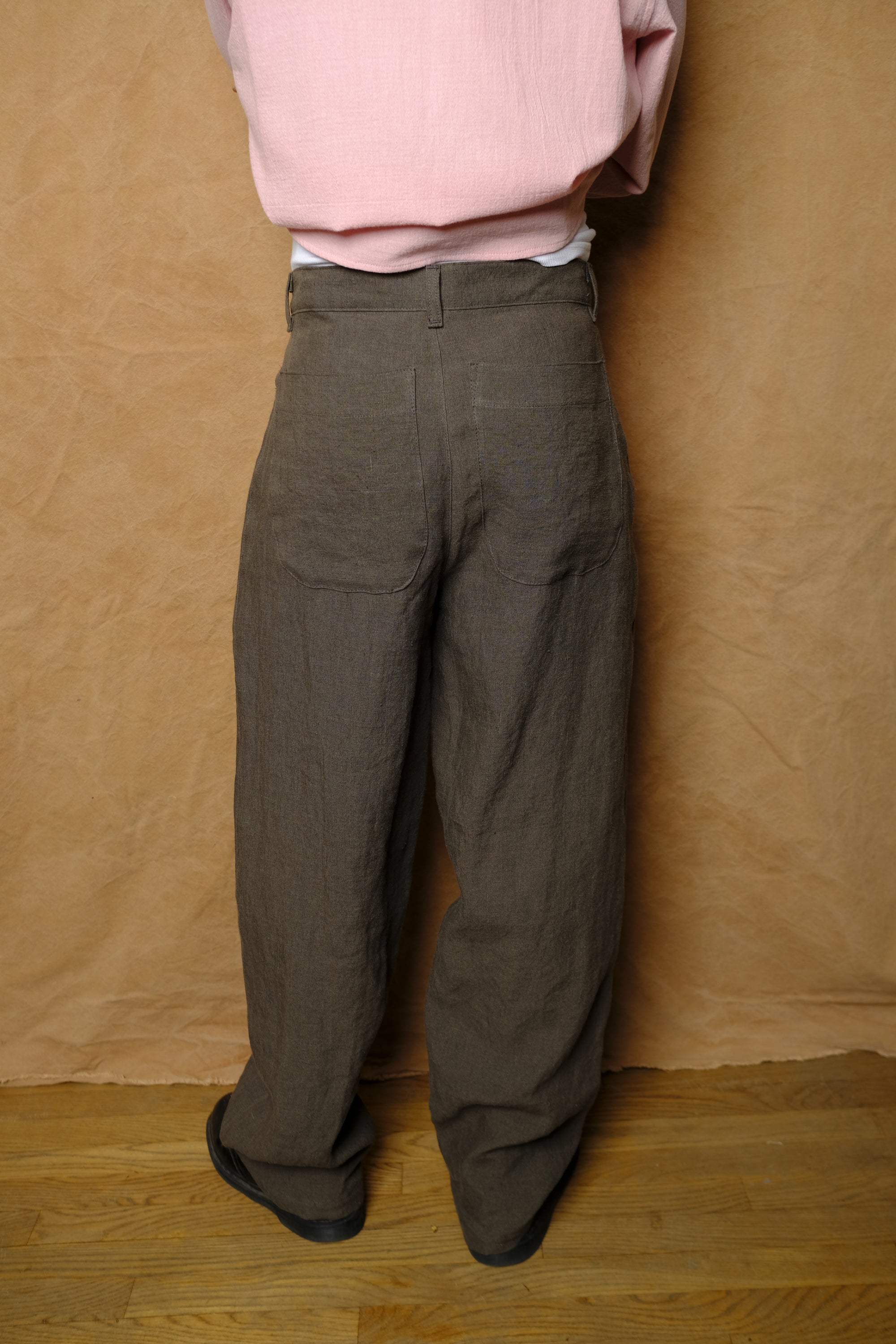 studio pant in belgian linen