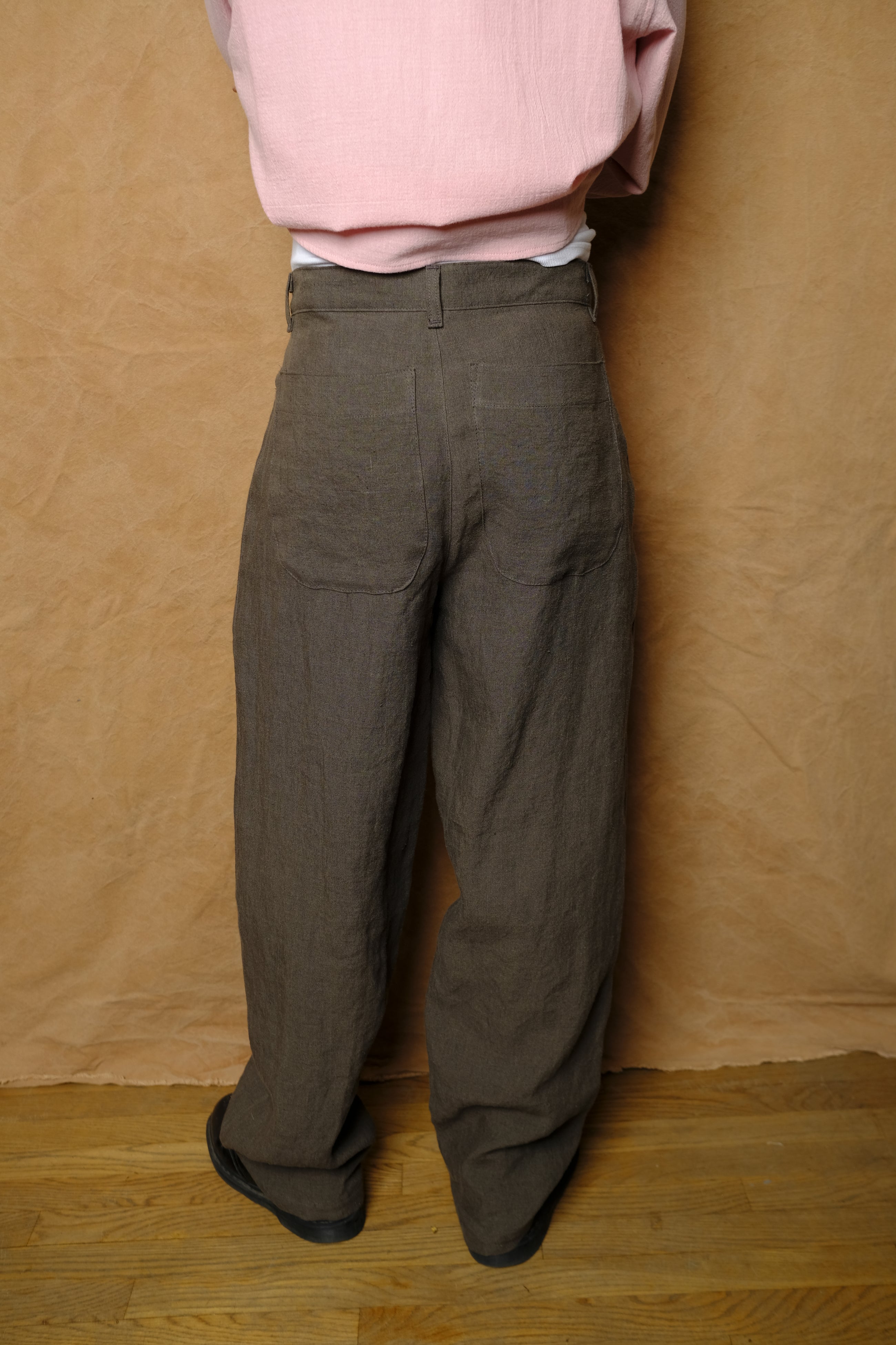 studio pant in belgian linen
