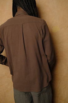 pintor shirt in brown yoryu