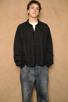 skipper pullover in black