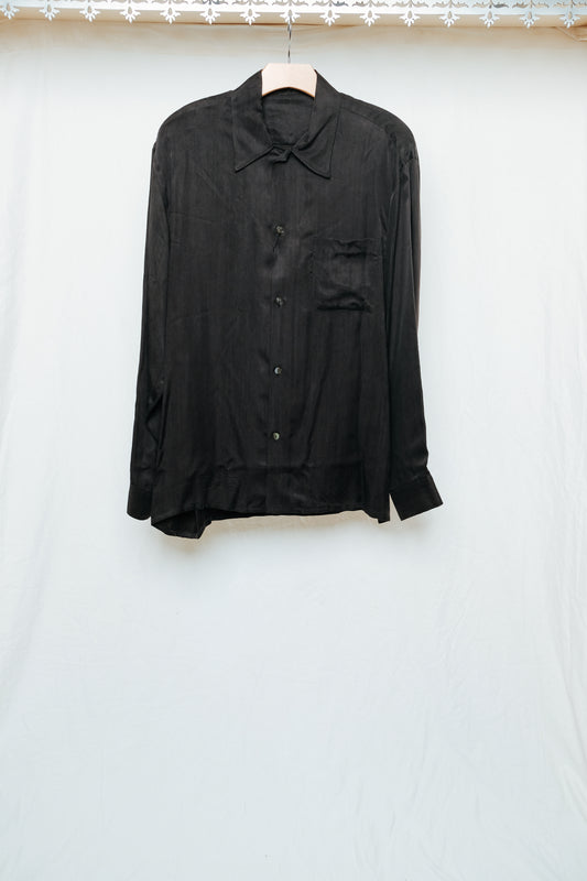 cupro regular collar shirt