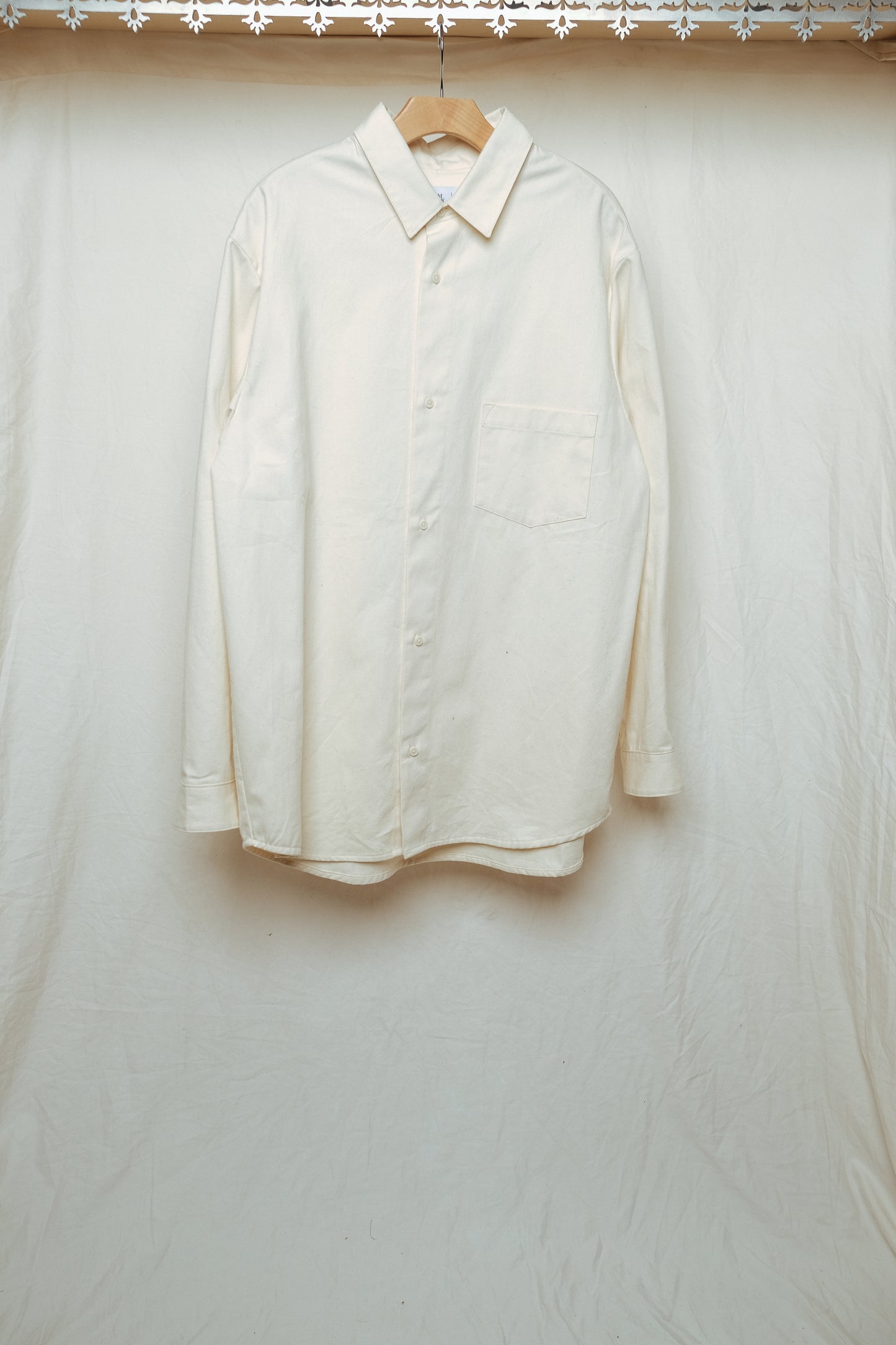 office shirt in brushed cotton