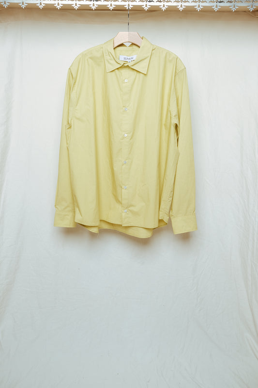 the beck shirt in chartreuse