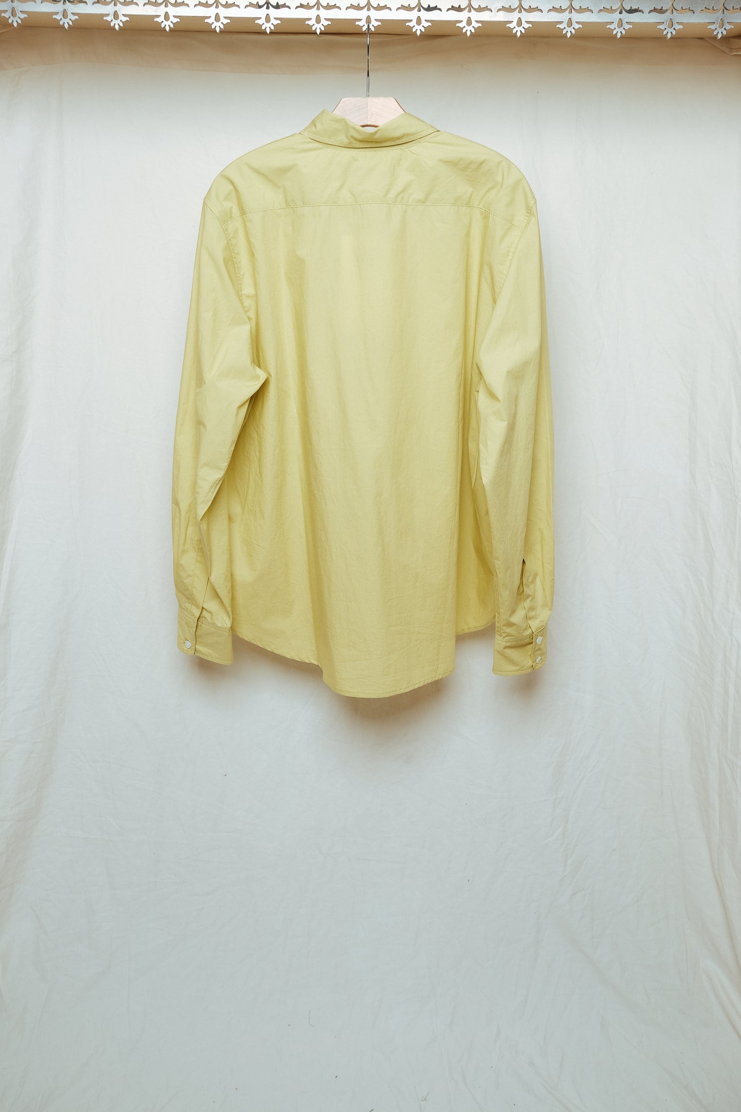 the beck shirt in chartreuse