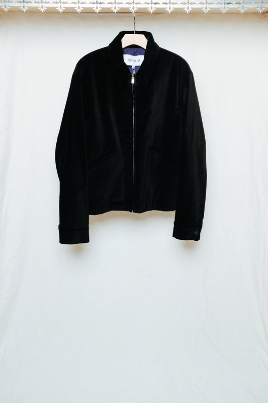 the blouson jacket in velvet