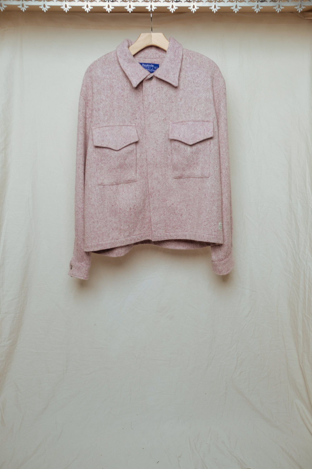 london '68 jacket in bubblegum tweed