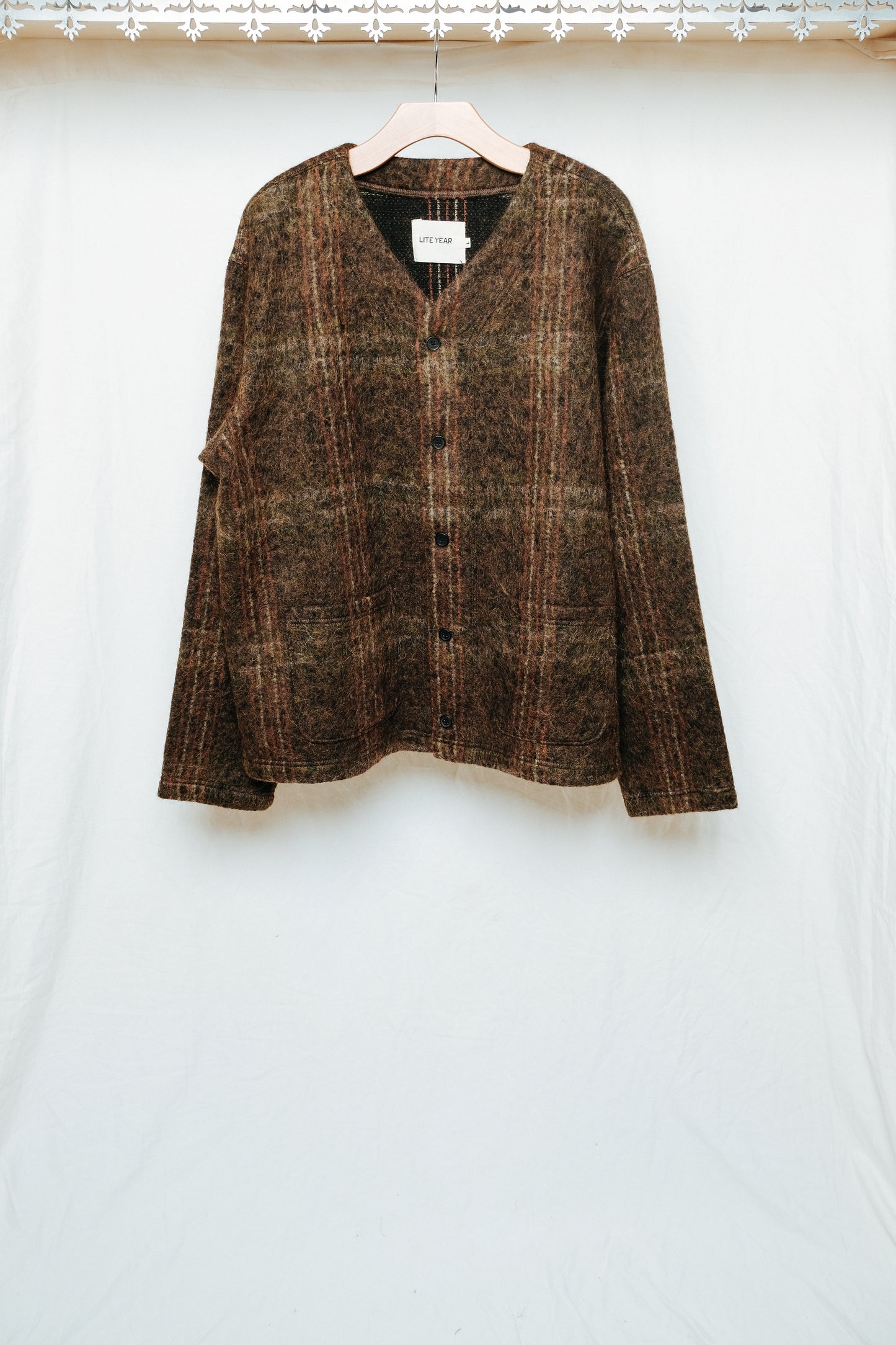 mohair liner jacket / cardigan