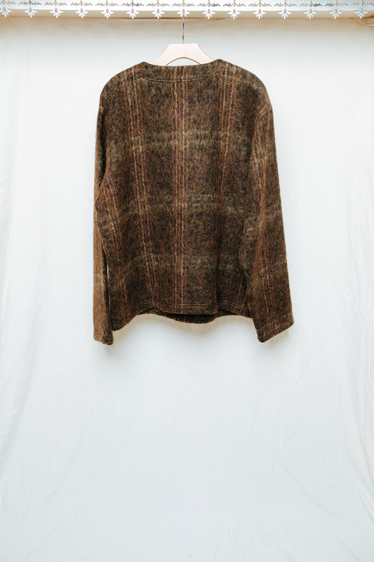 mohair liner jacket / cardigan