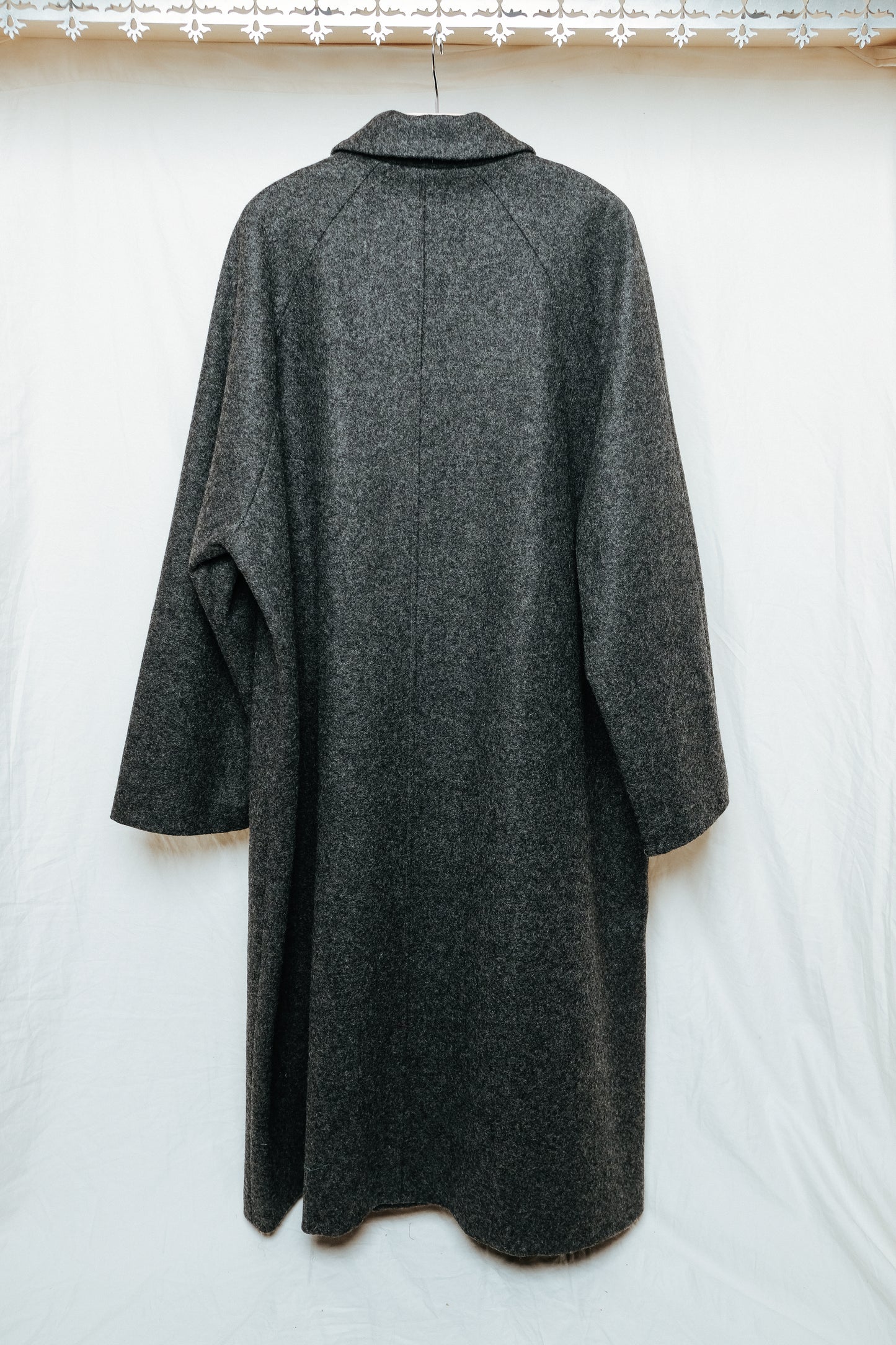 takeshi coat in charcoal