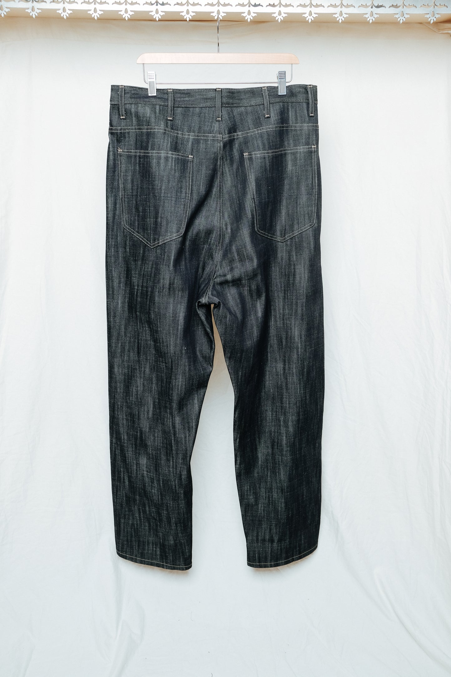 5 pocket selvage denim trousers