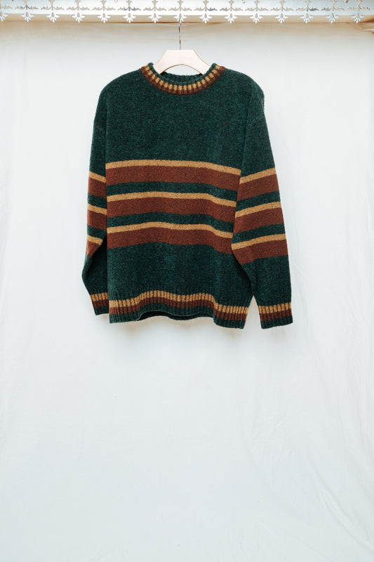 Border Knit in Moss