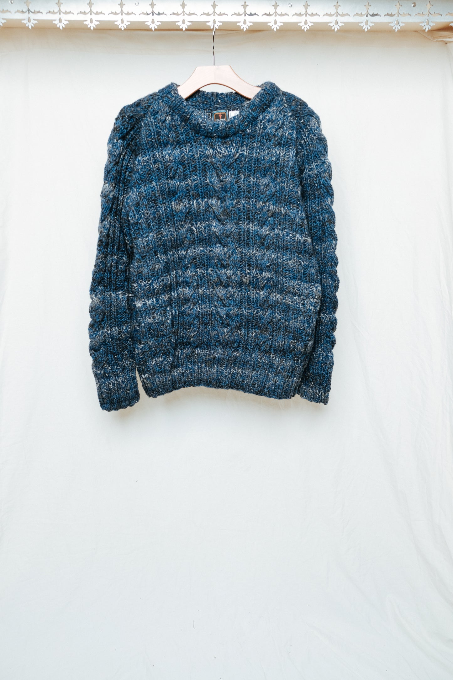 mix fisherman pullover