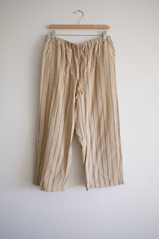 organic cotton yarn dyed pants