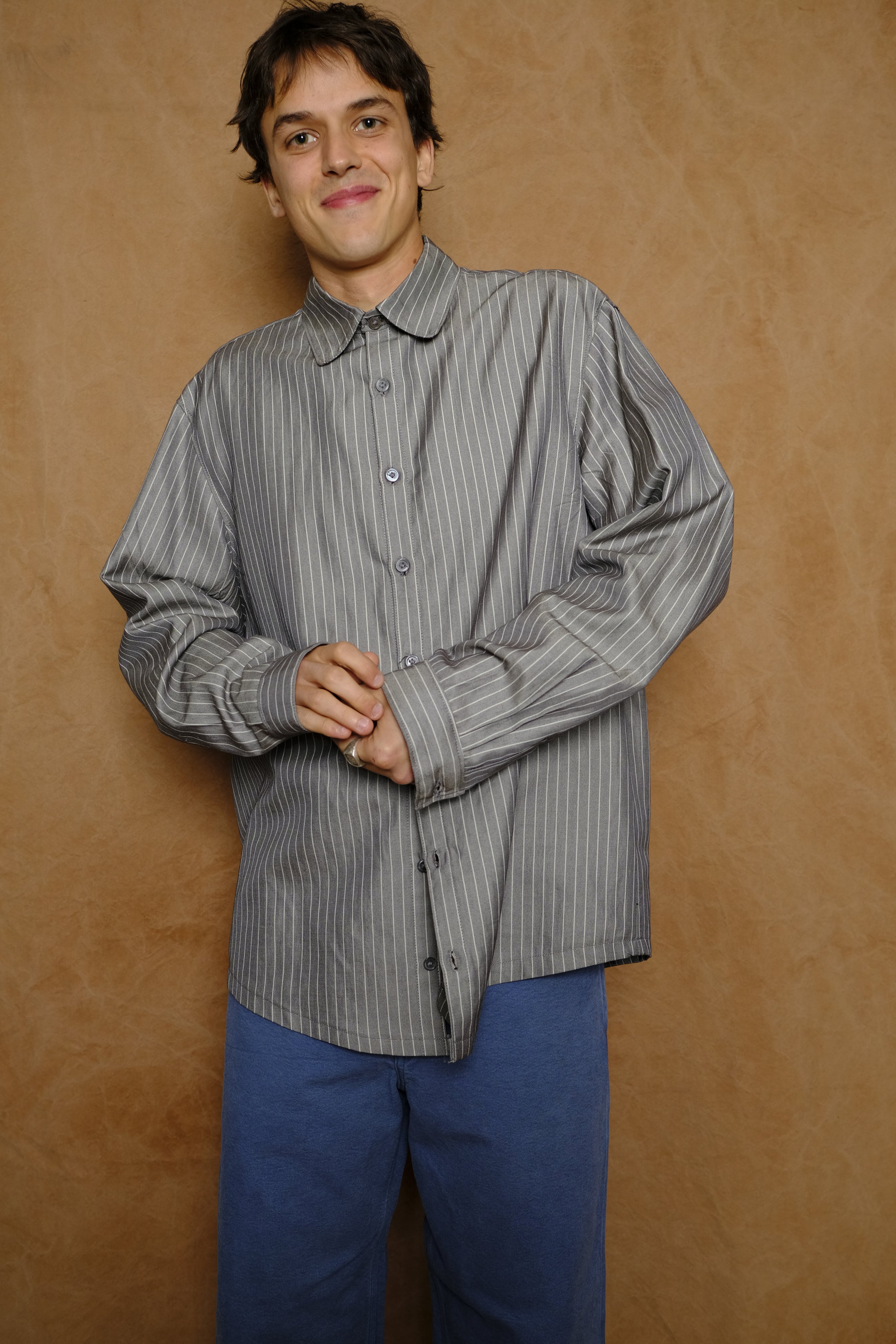 striped shirt in italian cotton