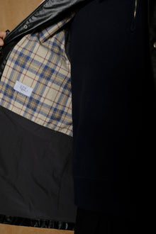 cotton poplin hunting jacket in black