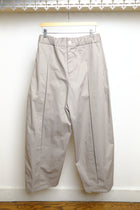 cotton drill box pleat trouser