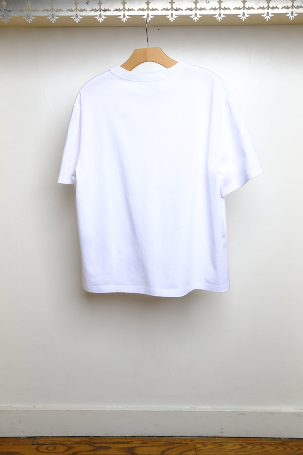 lock tee in white