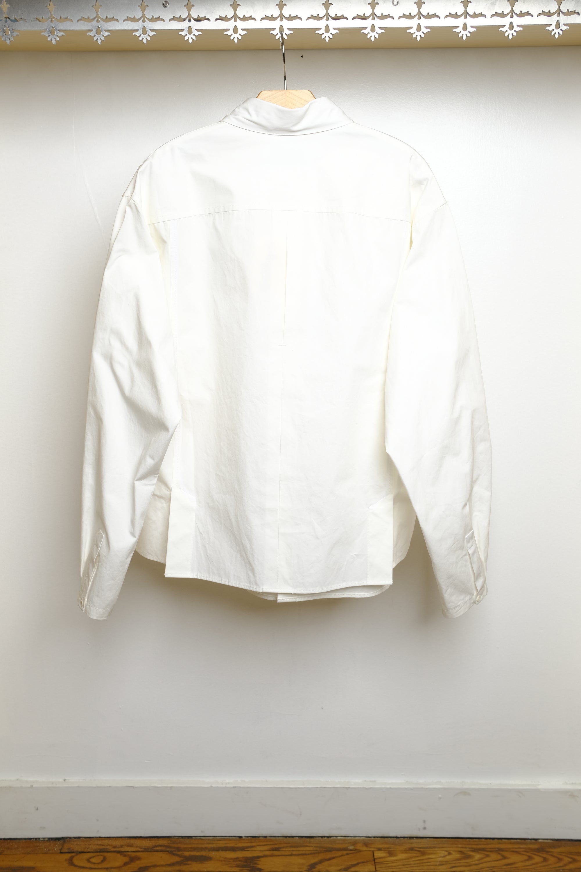 martial shirt in white