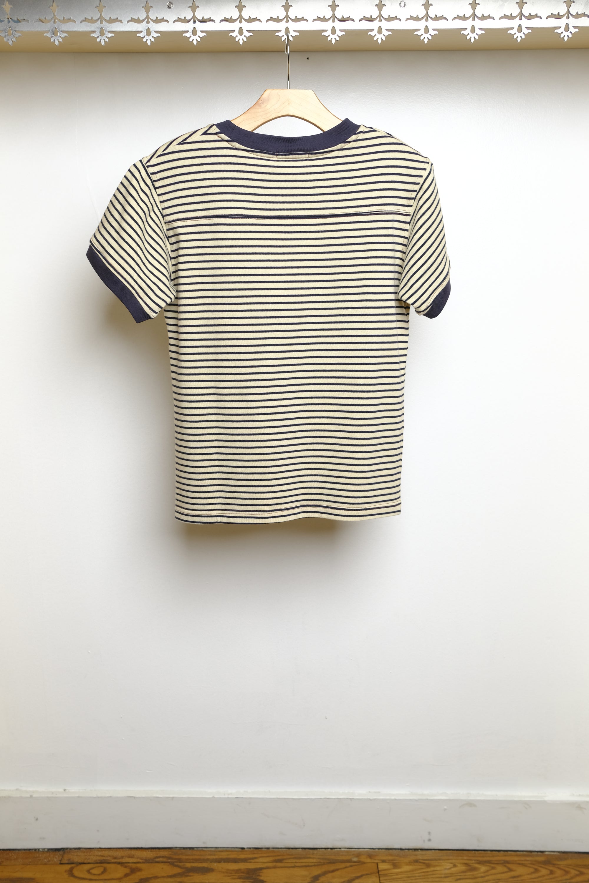 striped football tee