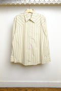 western business shirt in yellow/black stripe
