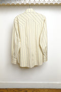 western business shirt in yellow/black stripe