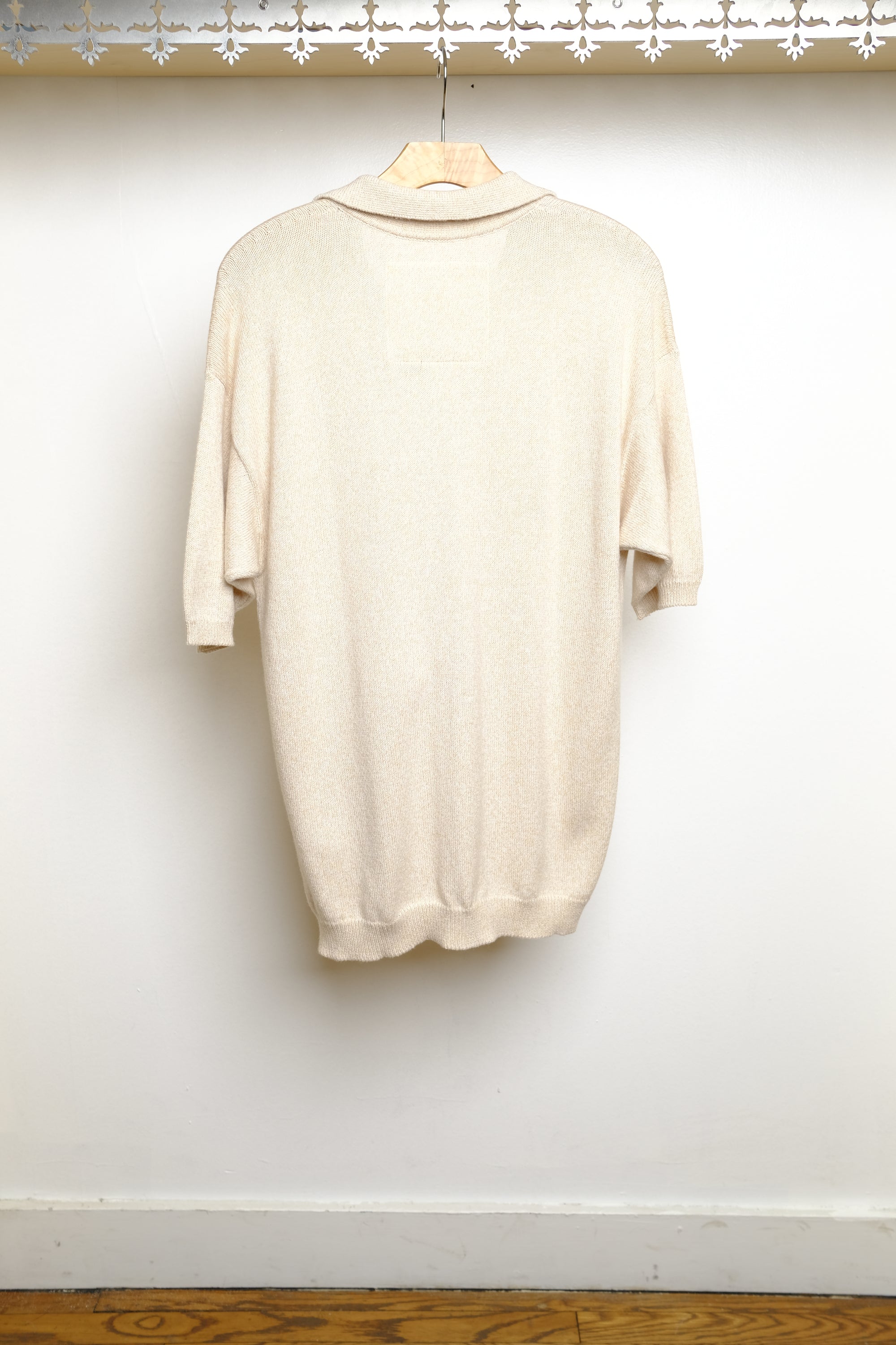 perlman polo in natural melange