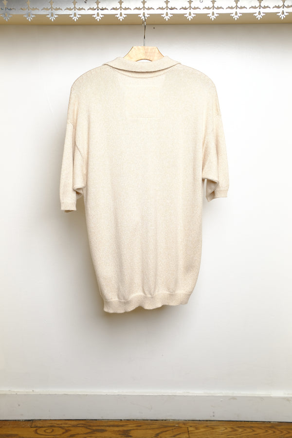 perlman polo in natural melange