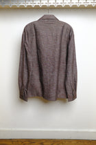 louis jacket in brown melange
