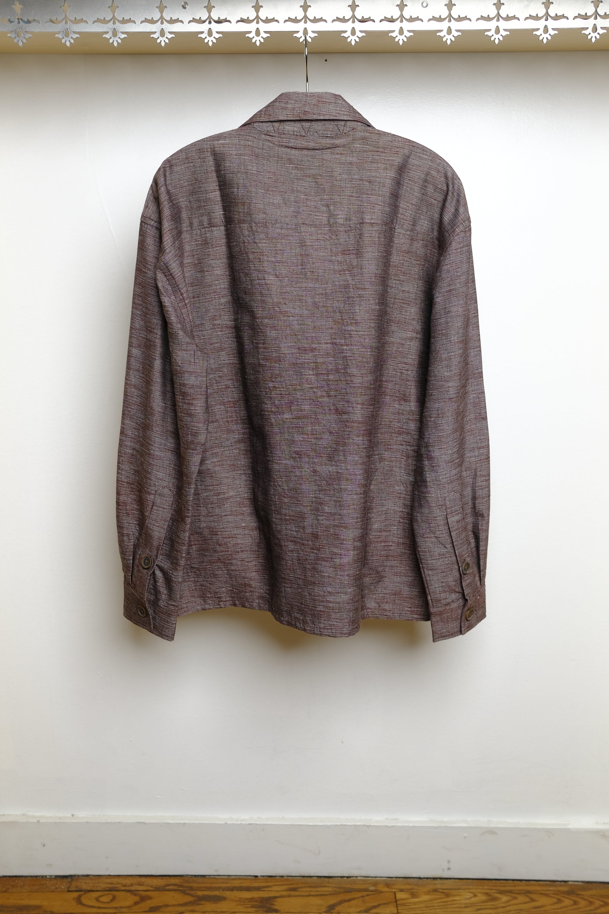 louis jacket in brown melange