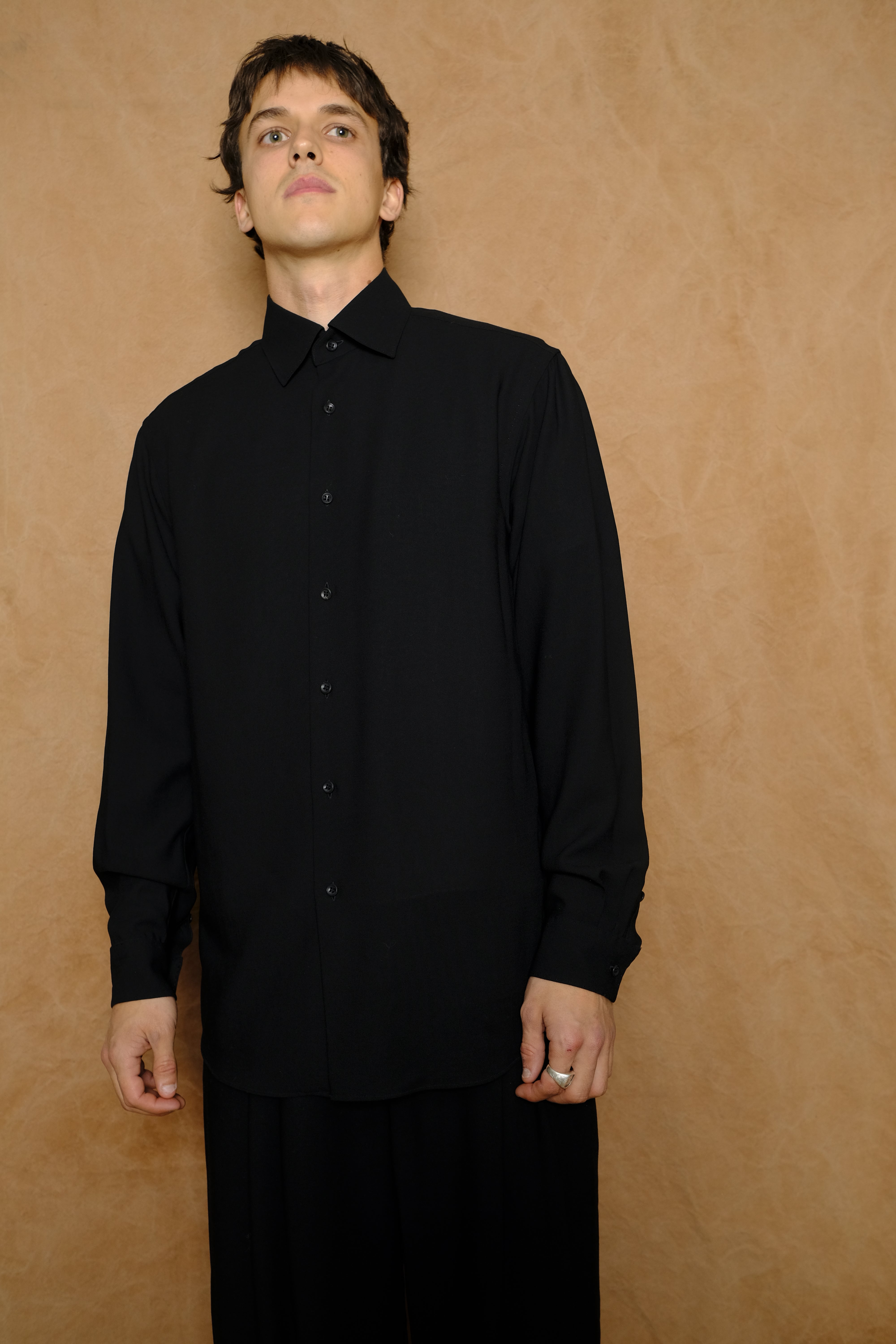 manica camicia dress shirt in black | Shop And Son