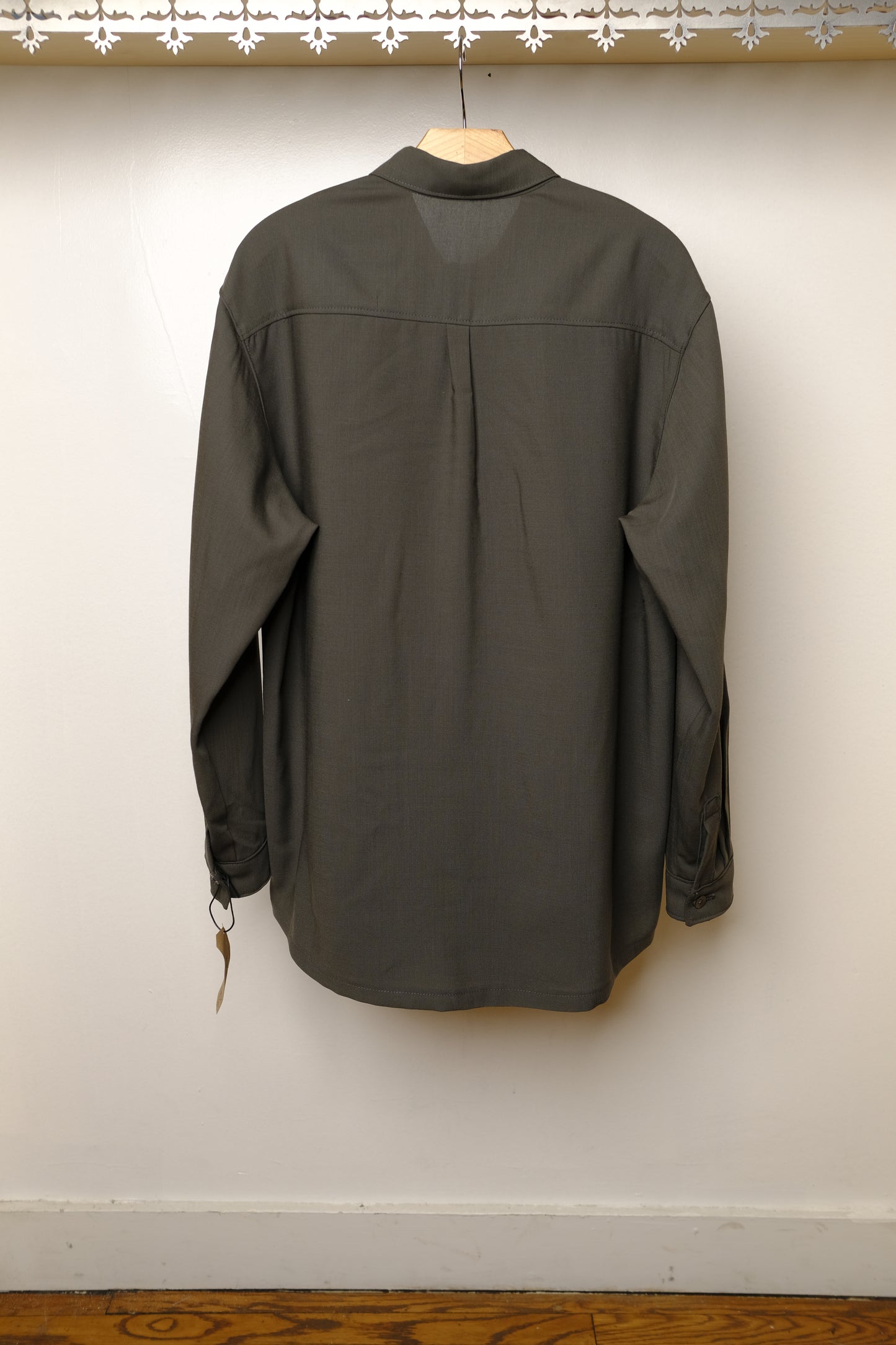 reverse placket shirt