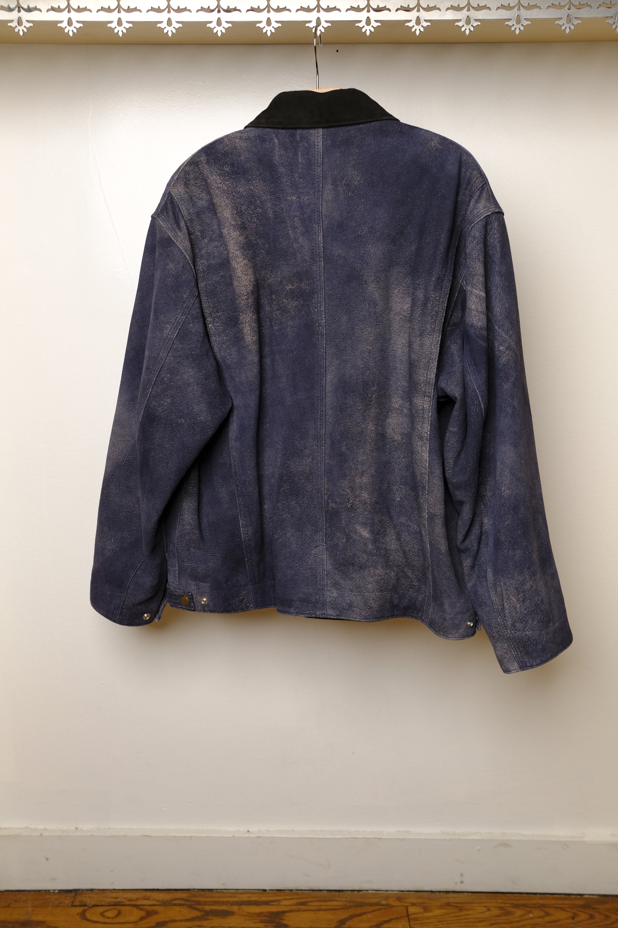 leather detroit jacket in goat suede