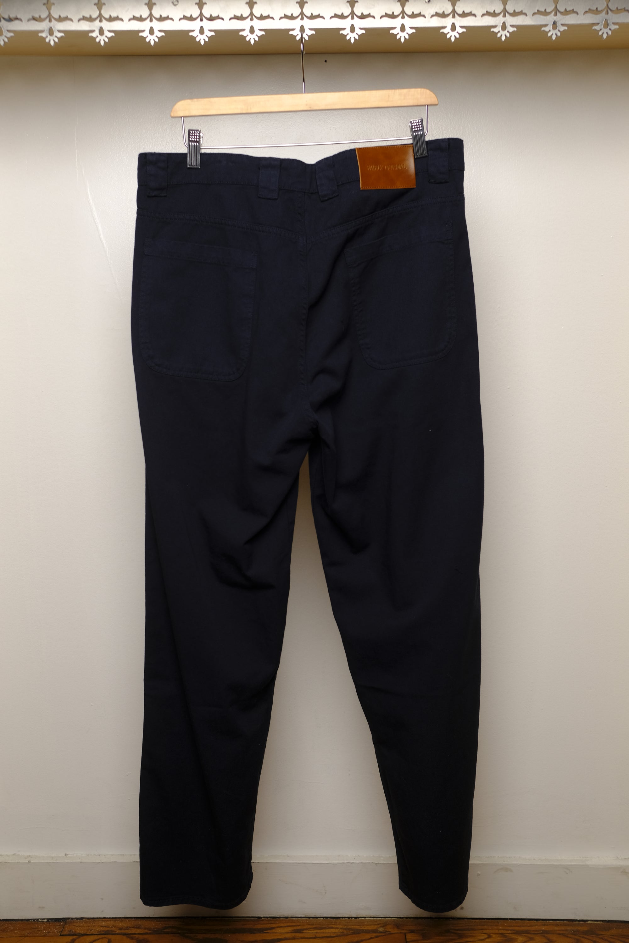 big pants in navy