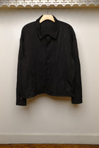 pleated coaches jacket