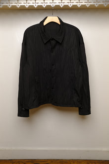 pleated coaches jacket