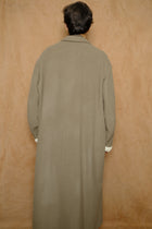 draped dart wool cashmere chesterfield coat in camel