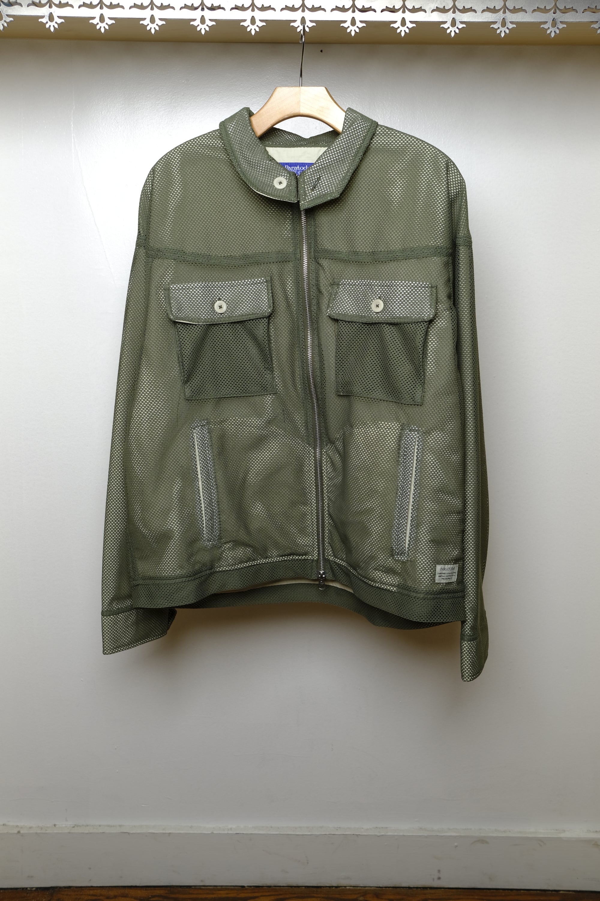 archetype jacket in military cream